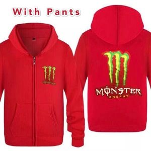 Monster red sports suit set